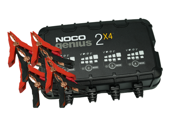 Noco GENIUS2X4 6V 12V 8A (4 x 2A Bank) Battery Charger