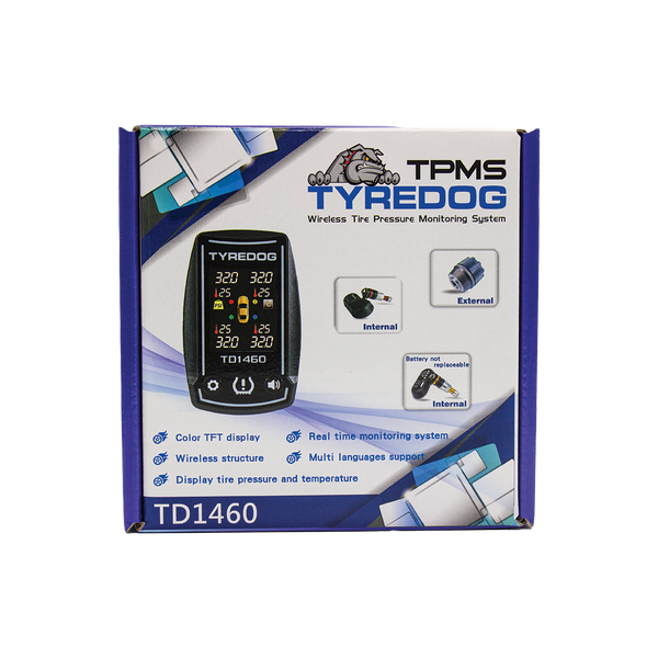 Tyredog TD-1460-X4 Colour Screen 4x4 Tyre Pressure Monitoring System