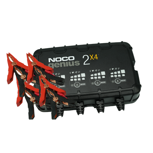 Noco GENIUS2X4 6V 12V 8A (4 x 2A Bank) Battery Charger