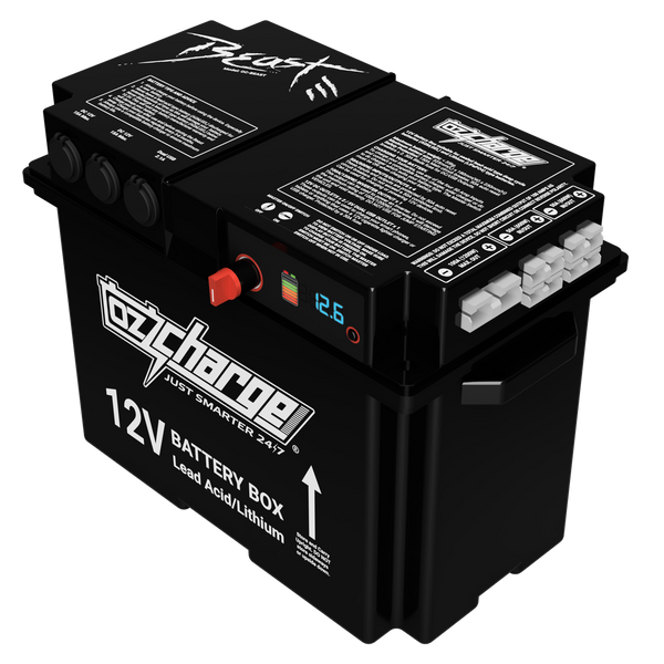 12V Beast Battery Box + 120Ah AGM Battery Combo